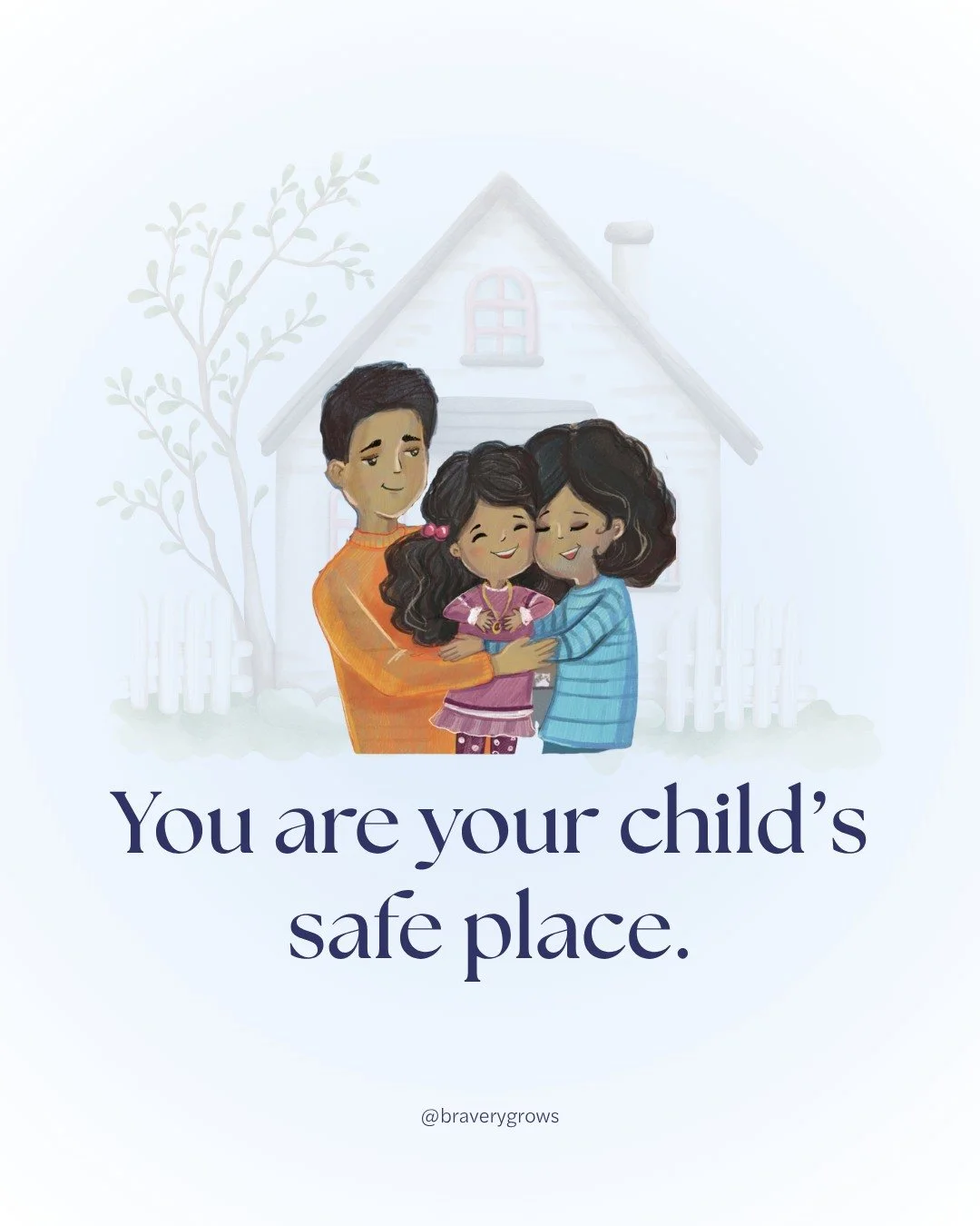 You are your child&rsquo;s safe place. 💛✨

When the world feels too loud, too demanding, too overwhelming&hellip;
YOU are where they exhale.
YOU are where their voice comes back. 
YOU are where they can just&hellip; be. 🤍

And that&rsquo;s not a sm