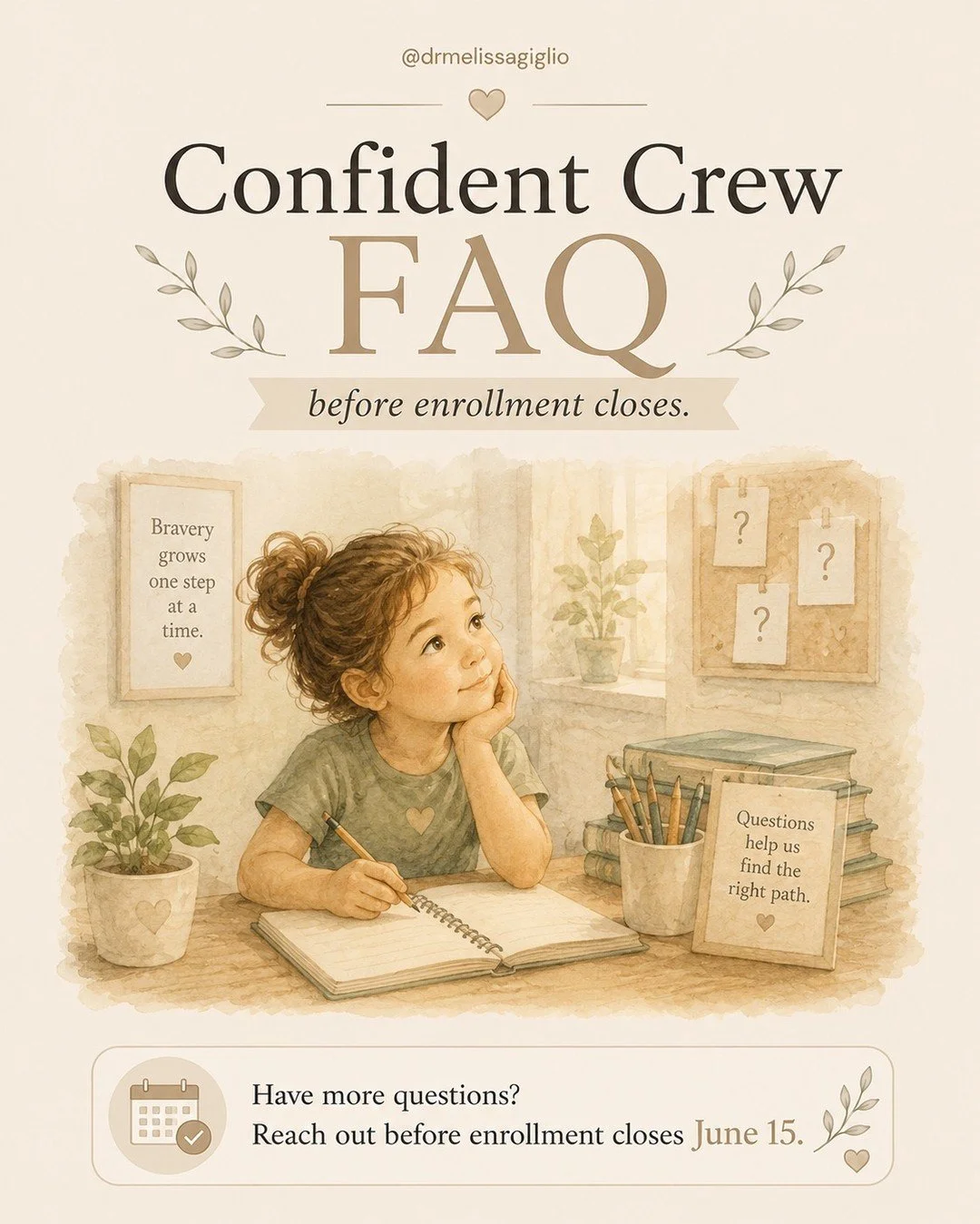 Parents often ask me:
&ldquo;How do I help without pushing too hard?&rdquo;

That question matters.
The right support teaches adults how to reduce pressure, encourage communication, and help children practice bravery in everyday moments.

As Confiden