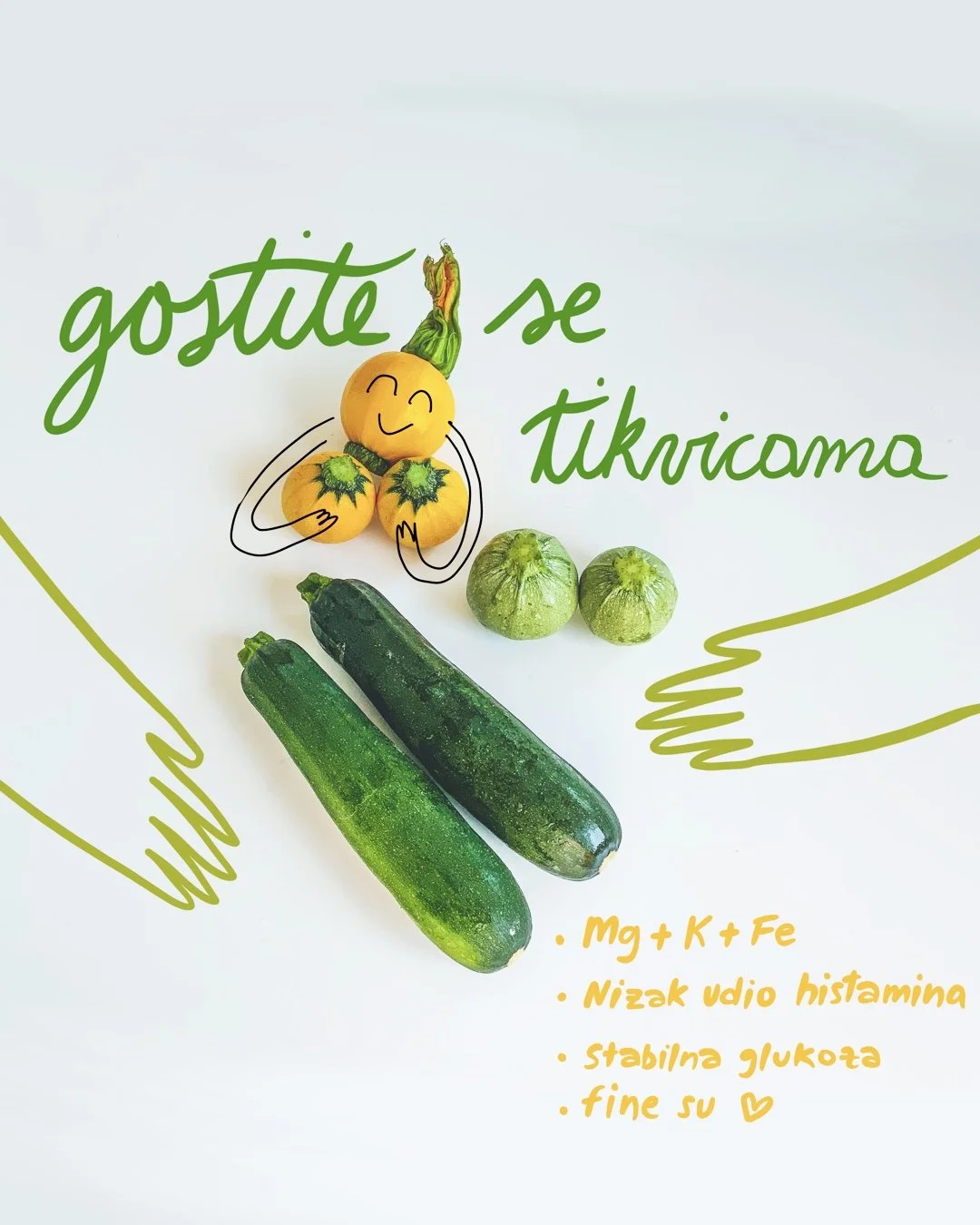 Recepti s tikvicama. Ručak bez glutena.
