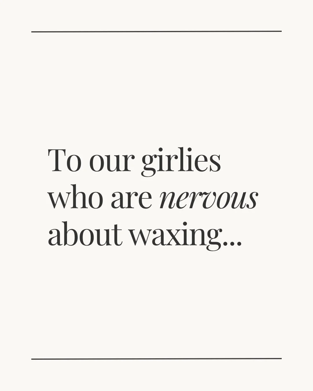 If you&rsquo;re nervous about waxing, you&rsquo;re not alone💗

We move at your pace, explain everything, and focus on keeping you comfortable the entire time. 

#waxing #slcwaxer #brazilianwax #utahwax #bestofslc