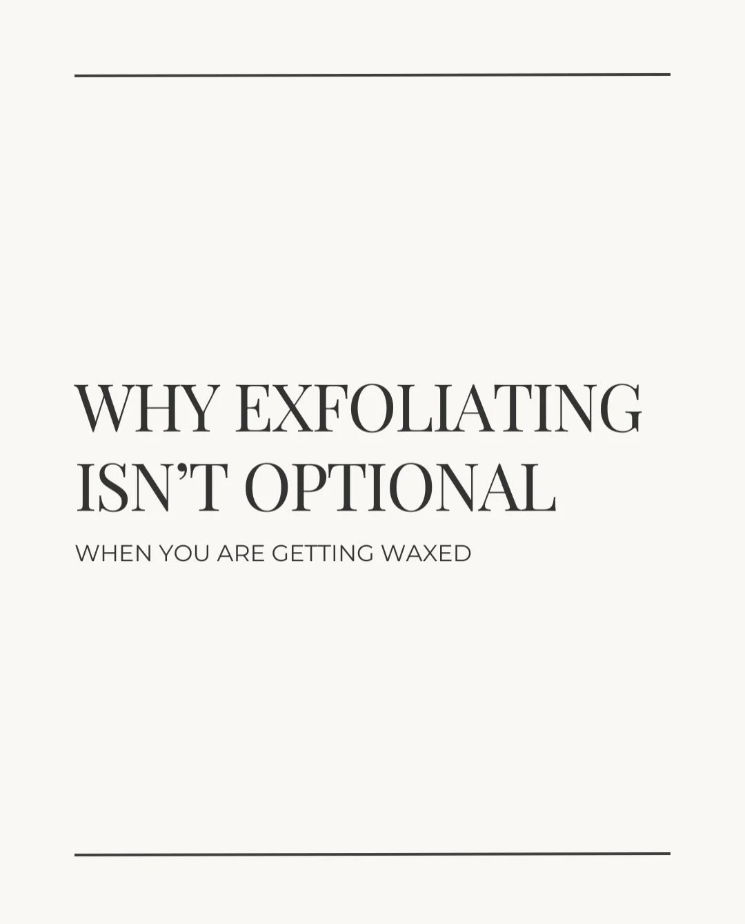 The right prep and aftercare make ALL the difference. Exfoliating regularly helps remove dead skin cells, prevent breakouts and ingrowns, smooth the skin, and even helps your products absorb better. Meaning better results overall 💓

#brazilianwaxing