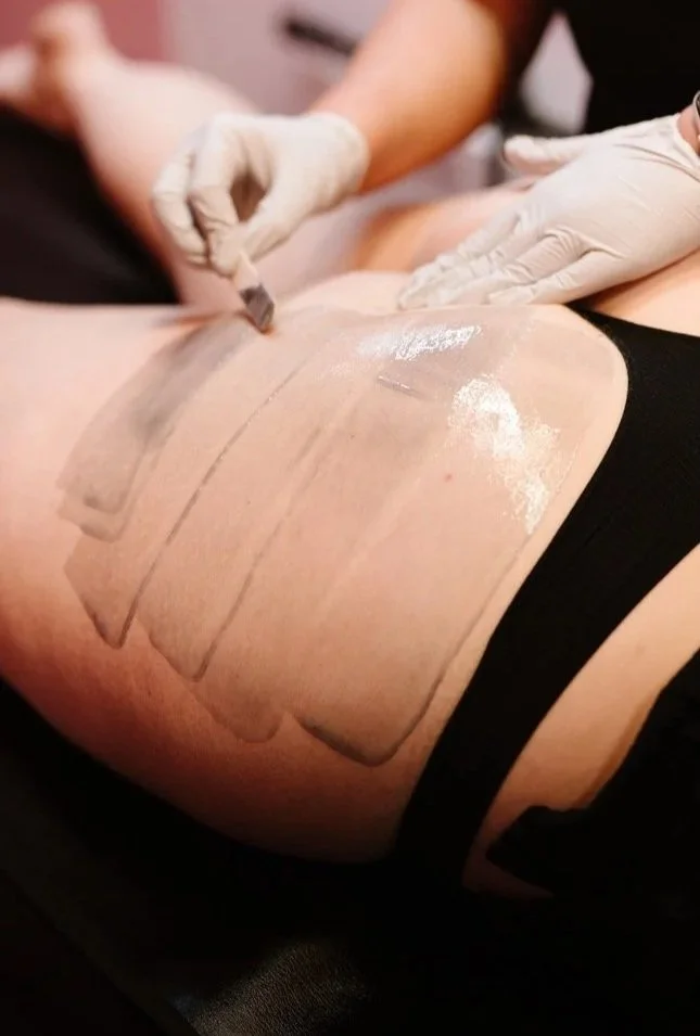 client getting body waxing salt lake city, UT. full body waxing near me