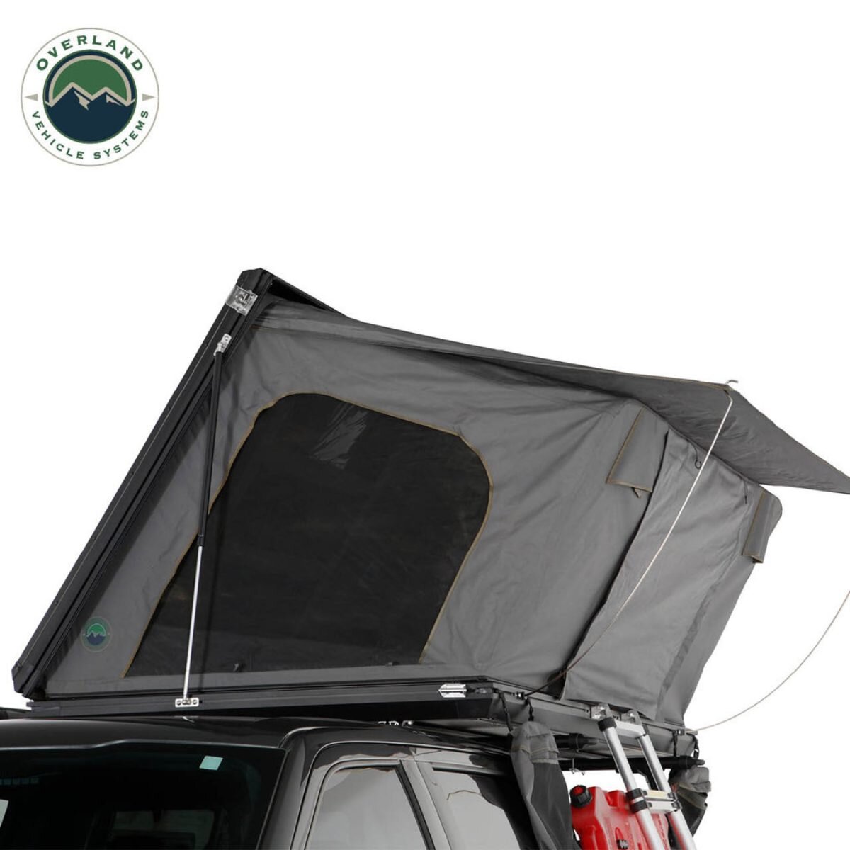 Set up camp with Overland Vehicle Systems&rsquo; Sidewinder Aluminum Side Opening Roof Top Tent.

Overland Vehicle Systems&rsquo; Sidewinder Aluminum Side Opening Roof Top Tent has a set up and put away time of less than a minute. For set up: unlock 