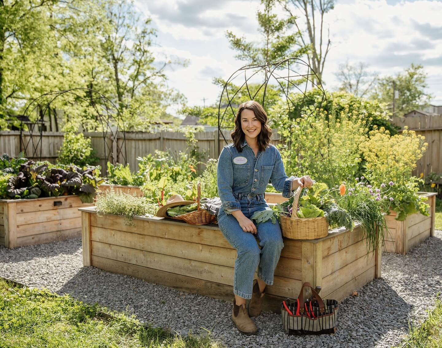 Hi, I&rsquo;m Katie and this is my garden! ⁠
I created my raised bed kitchen garden after learning about the lead-contaminated soil in my neighborhood. My soil had been remediated, but I still didn&rsquo;t feel comfortable planting edible plants in m