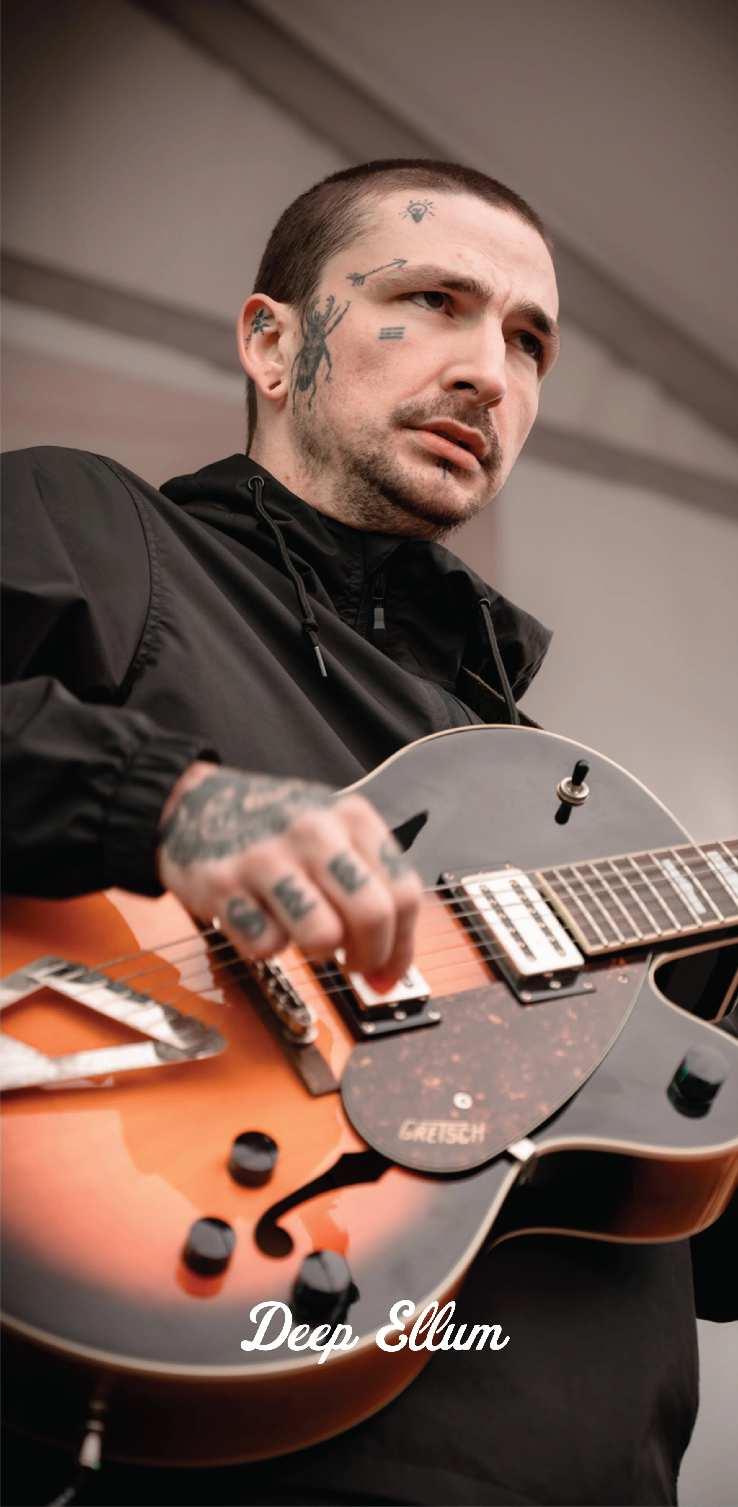 Live Music Lens by the Deep Ellum Foundation Banner Series Photo of Caleb Foreman at the Deep Ellum Community Arts Fair by Jessica Waffles