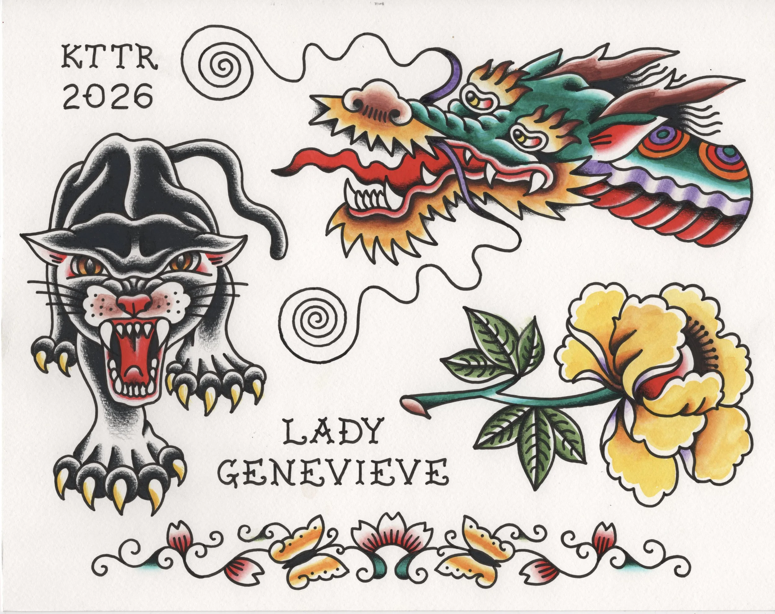 Tiger Dragon Flash Sheet