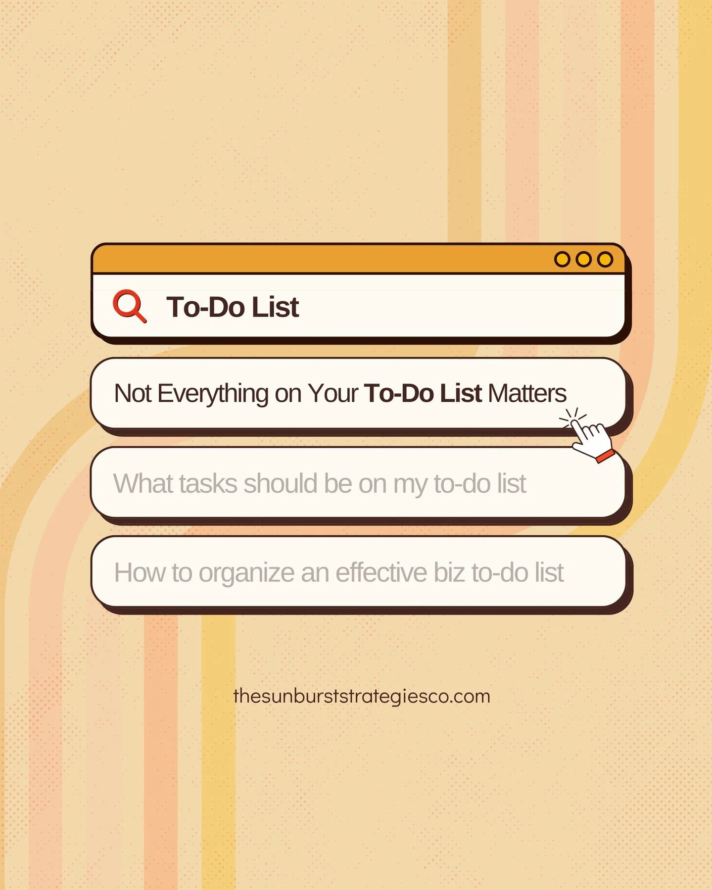You&rsquo;re not lazy, you&rsquo;re just spread too thin trying to do everything. 

But here&rsquo;s the truth: not all tasks are created equal. Roughly 20% of what you do leads to 80% of your results. ✨

That means your job is to figure out which ne
