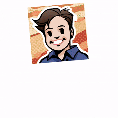 A process gif going from sketch to lineart of various UX is Fine members wearing holiday sweaters with various decorations on them.