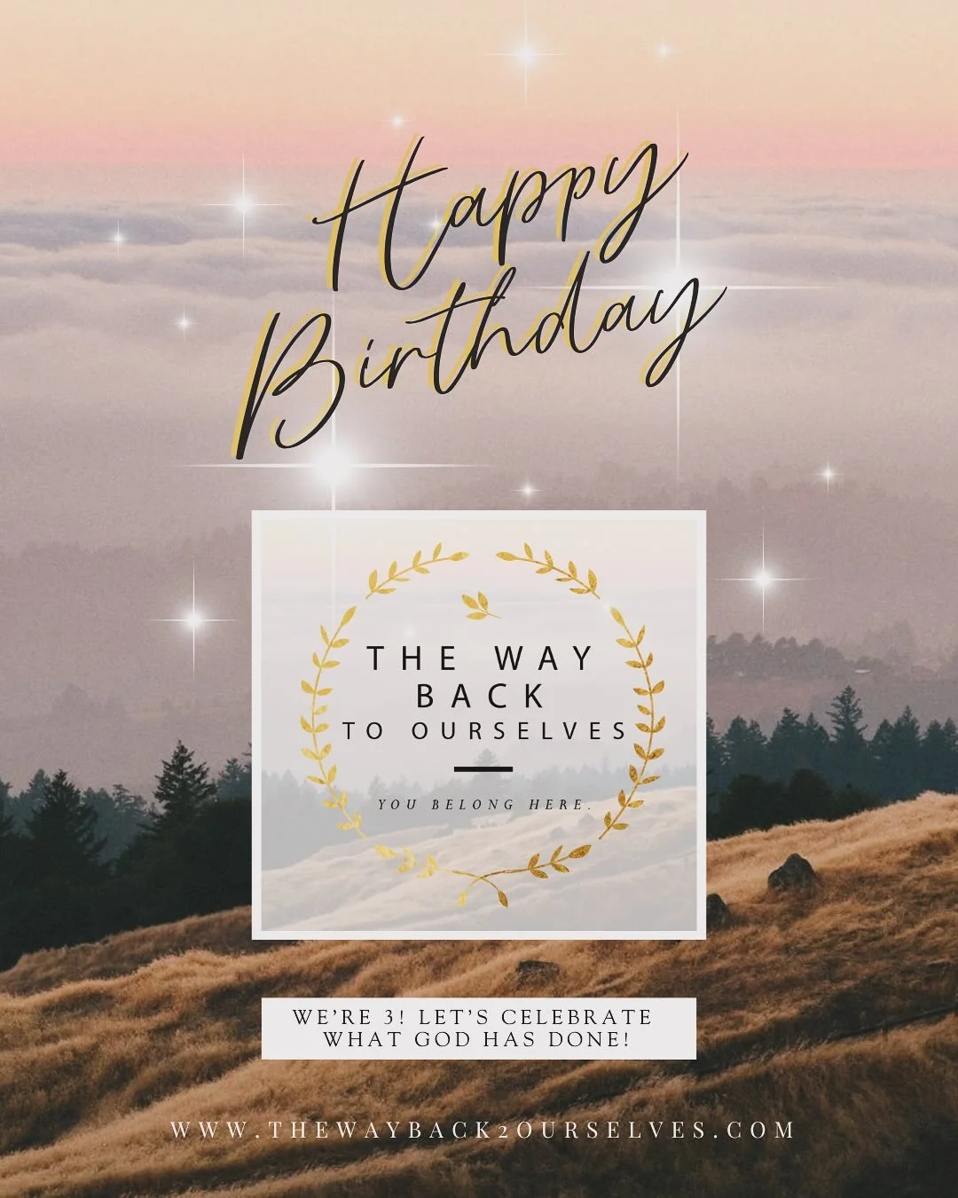 🎉🎉Happy Birthday to The Way Back to Ourselves. We turned 3 this week and are celebrating 2 years going full-time in our ministry!

🙏🏽🙏🏼🙏🏿It&rsquo;s absolutely AMAZING to look back and reflect on all that God had done!

🎉Check out the slides 