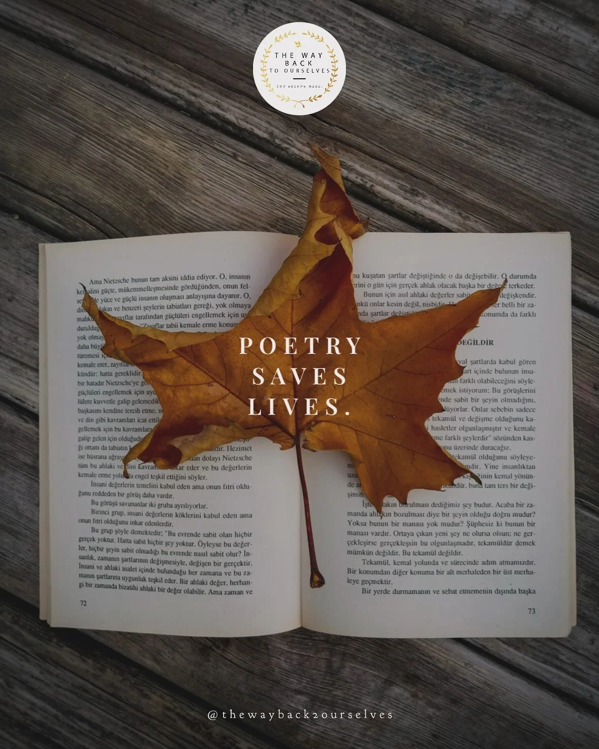 🍁The world feels so ugly in many ways right now. But we are pushing back the dark with FAITH, LOVE, &amp; POETRY.

🍁We met for Week 1 of the FALL Poetry Cohort tonight, and my heart couldn&rsquo;t be more full. 

🍁Familiar friends, new faces, hear