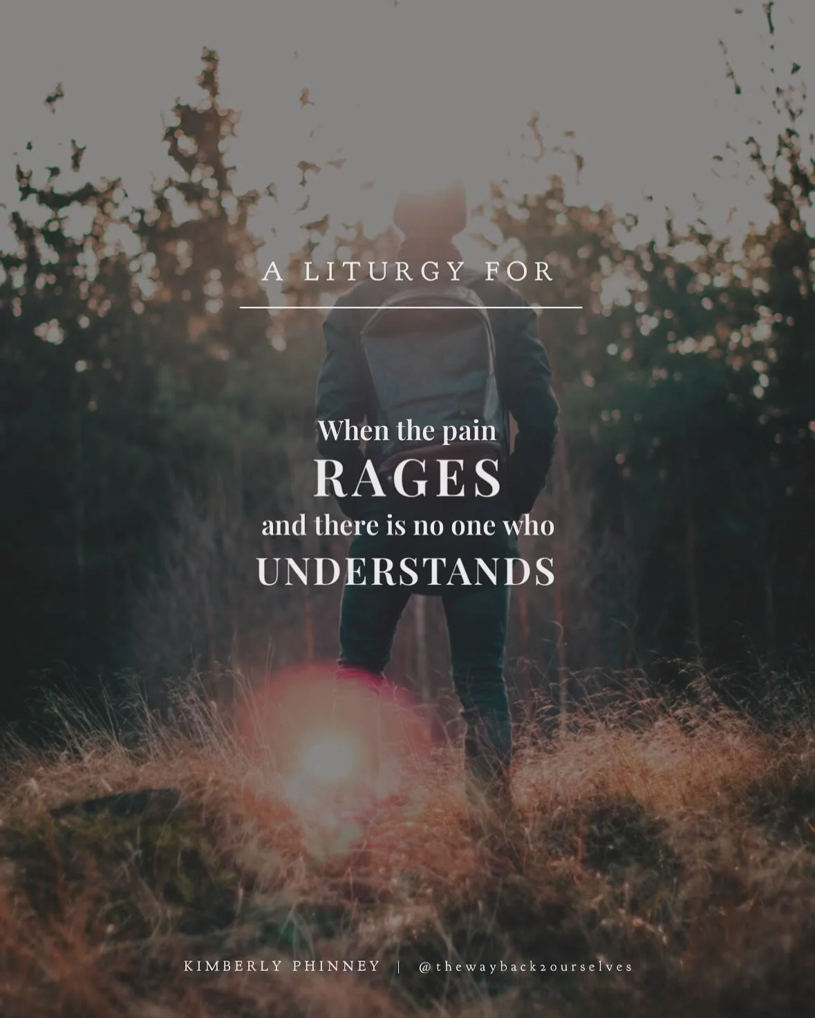 ❤️&zwj;🩹Are you overwhelmed? Sick? Lonely? Burned out? Do you feel like the storms of life are raging and no one understands?

🙏🏼Here&rsquo;s a liturgy I wrote for you on this blessed Sunday. I hope it can give you words to go to God with&mdash;to