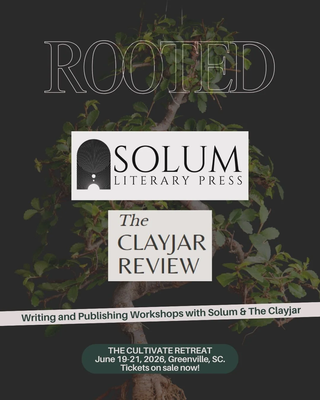 🎉BIG CULTIVATE NEWS: @solumpress &amp; @clayjar.review will be joining us at CULTIVATE 2026 to teach sessions on writing and publishing! So come meet the editors, @emma.winchell &amp; Danielle Page, and grow in community &amp; craft!

🎉They will be