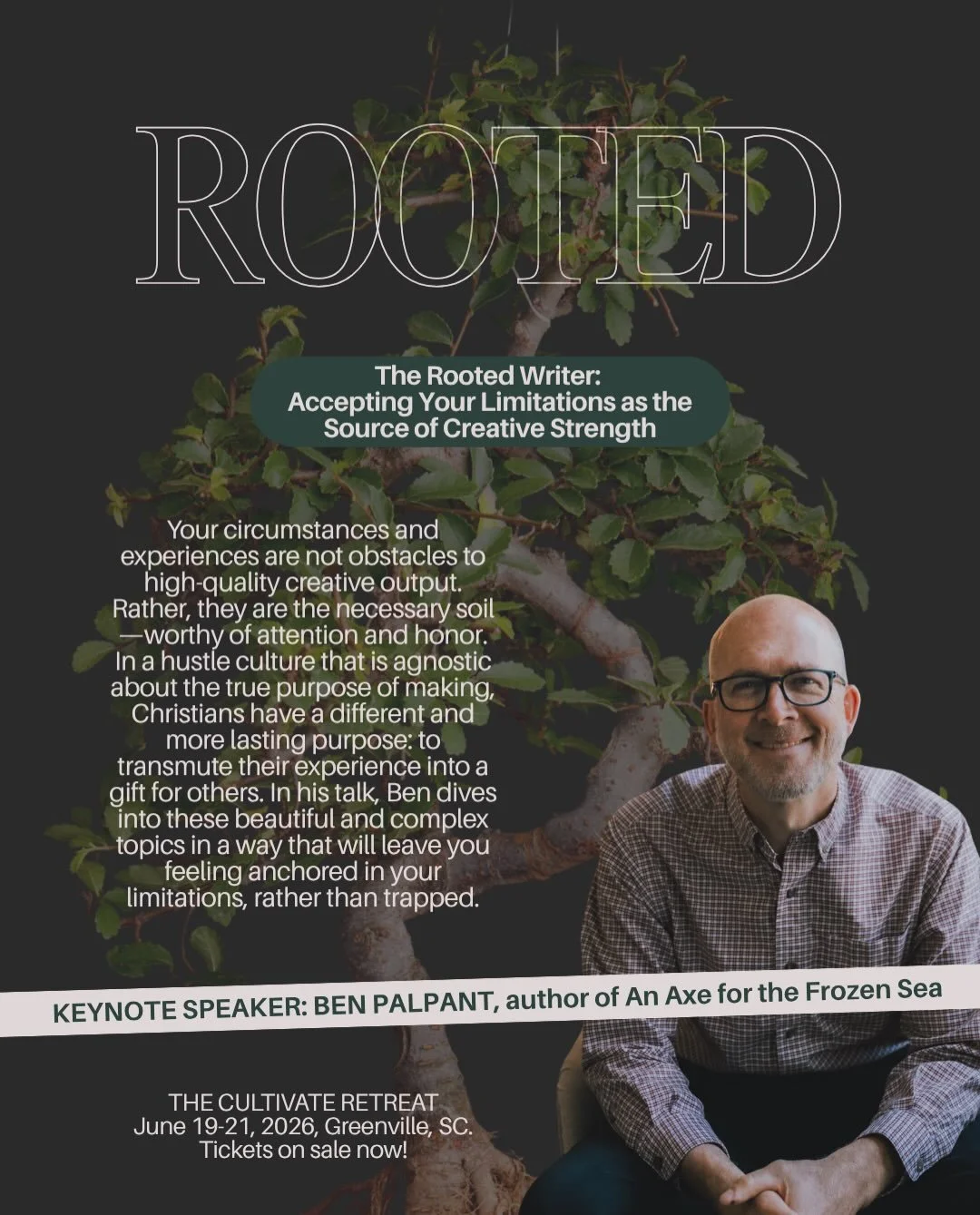 🌳🎉 What are you doing June 19-21? Want to hang out in historic downtown Greenville, SC? 

🚨Today is the LAST DAY to get your Cultivate Retreat tickets with The Way Back to Ourselves!
So if you&rsquo;re a writer and creative, this is a ROOTED exper