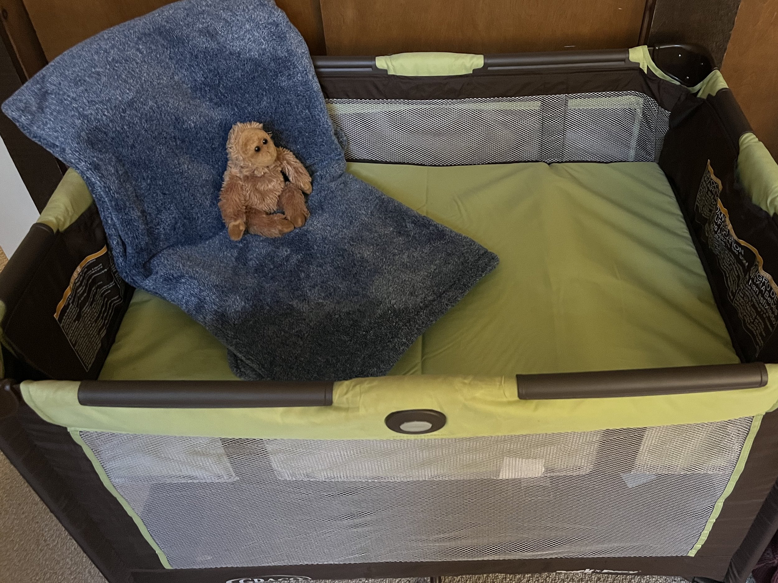 A pack-n-play for the littlest visitors