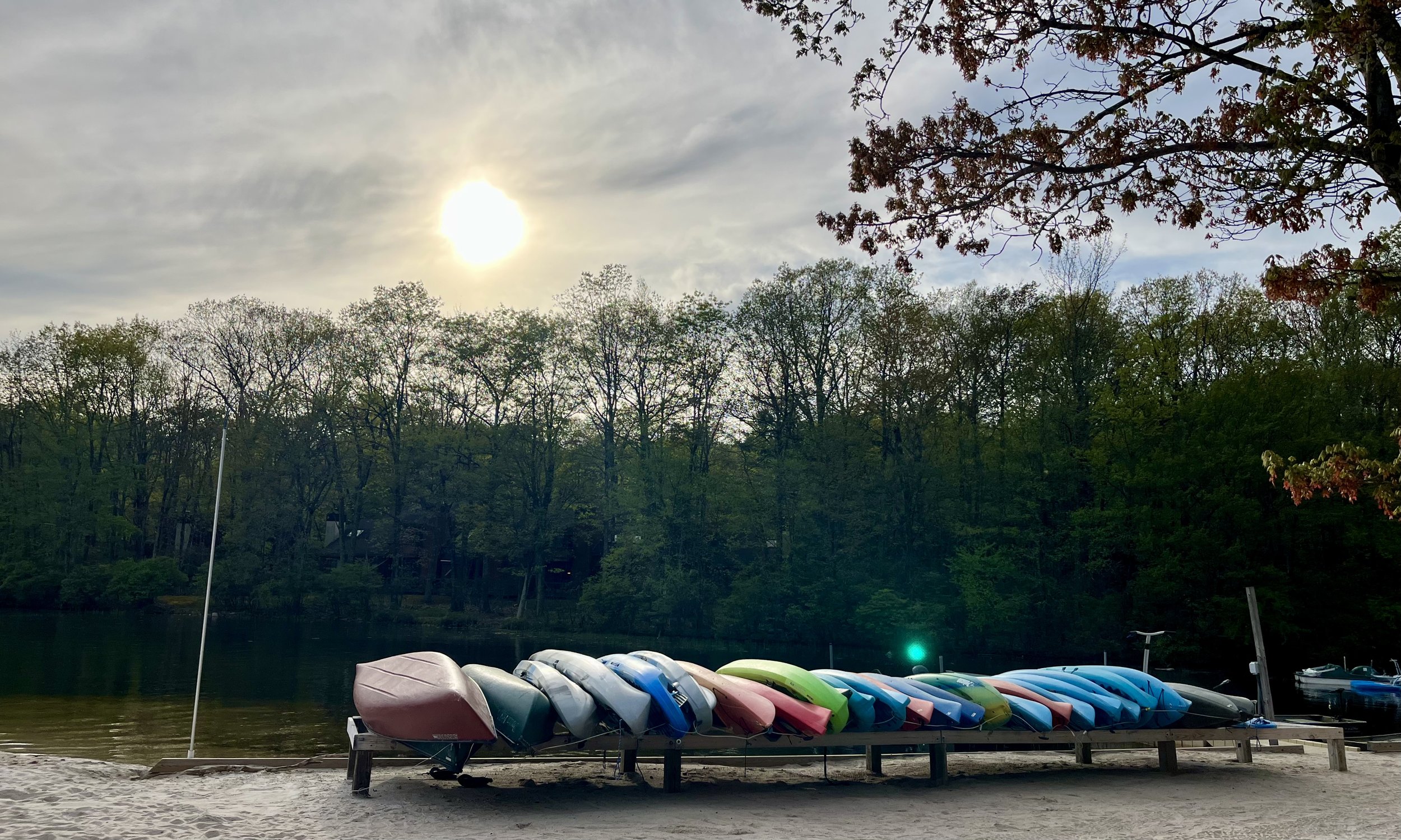 Kayaks and more for rent at the Lake Club
