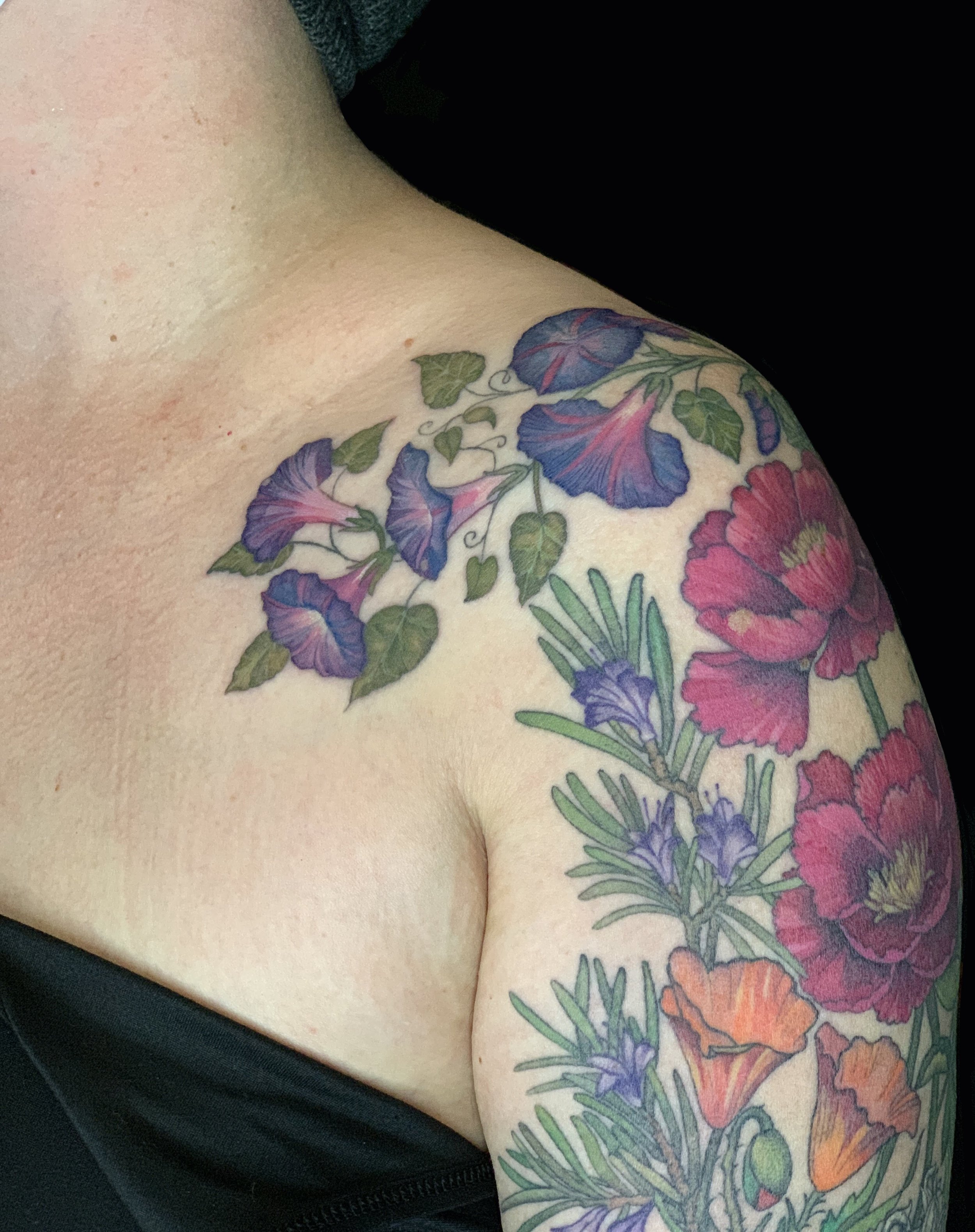 50+ Sweet Summer Colorful Flower Tattoo Designs | Flower tattoo designs,  Sleeve tattoos, Colorful flower tattoo