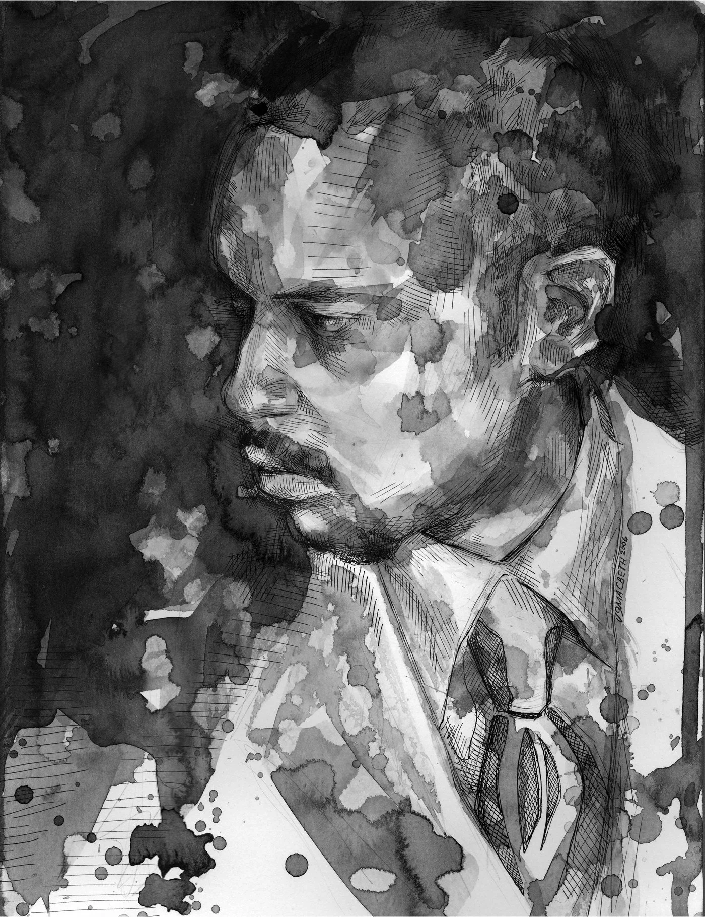"Kevin Powell" by Janine Macbeth for ColorLines Magazine.