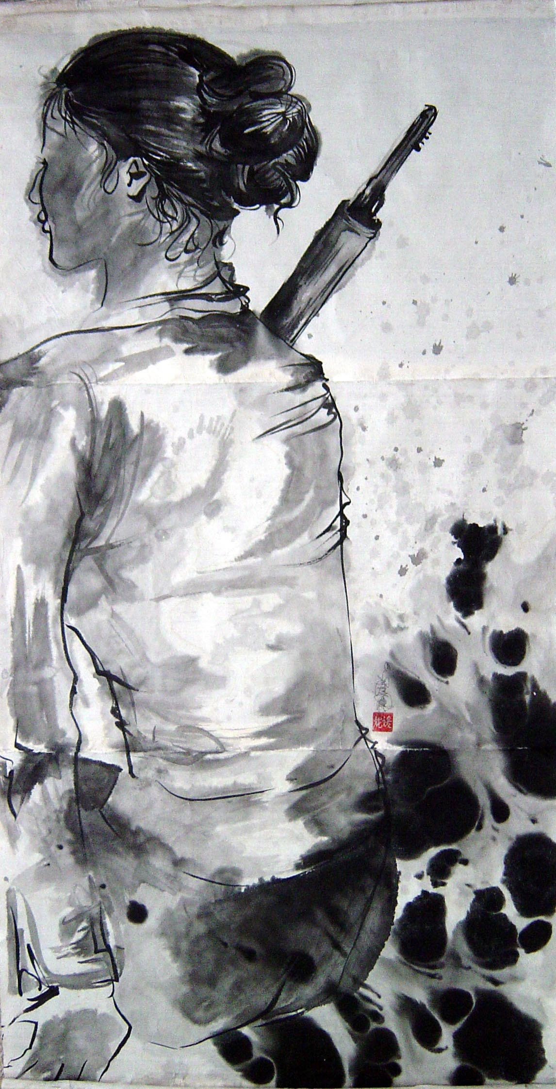 "Unjust peace becomes war" by Janine Macbeth.