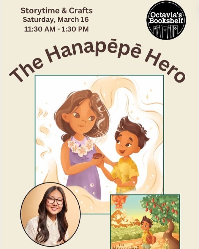 Join us for a book reading at Octavia&rsquo;s Bookshelf in Pasadena! 📚

#thehanapepehero #literacymatters #childrensbook