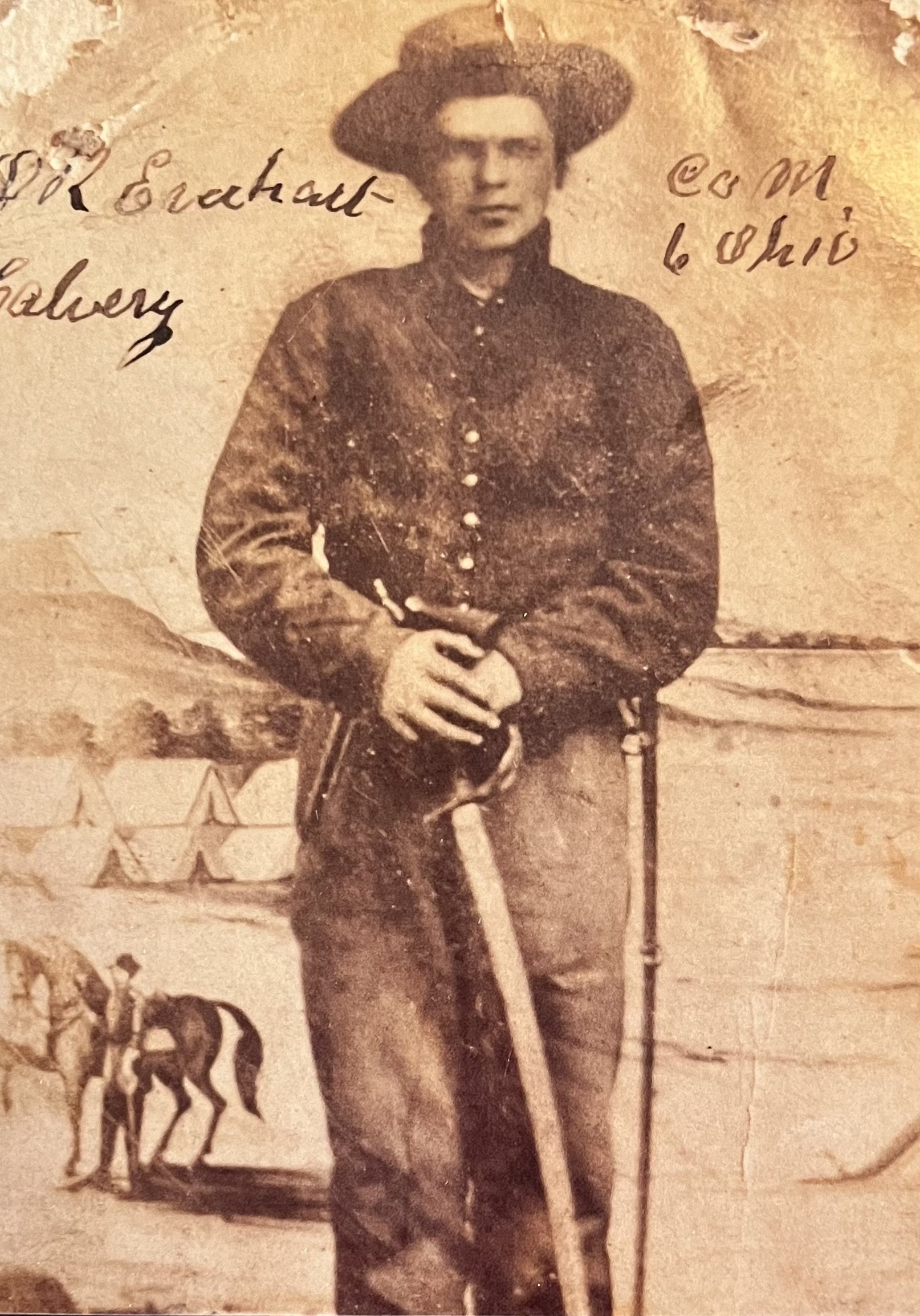 Pvt. Owen R. Everhart, Co. M, 6th Ohio Cavalry