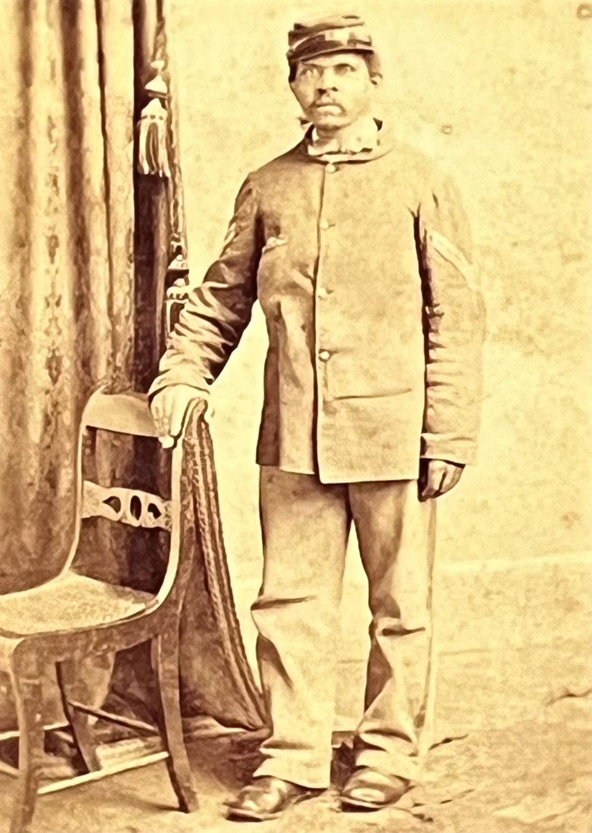 Pvt. John Peck, Co. E, 8th United States Colored Troops