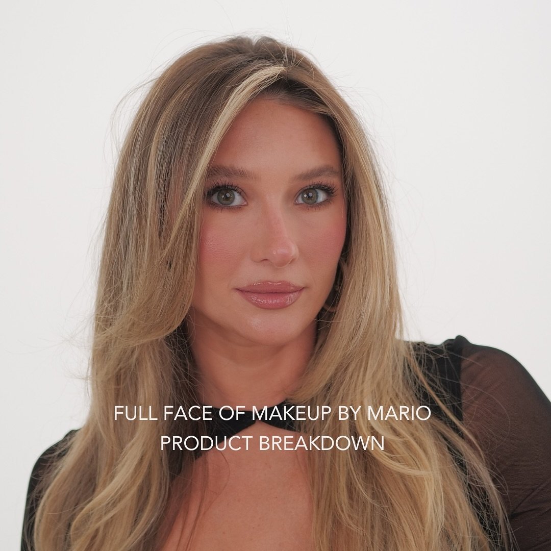 We are so excited for tomorrow&rsquo;s community event that it has us thinking about this iconic Full Face of Makeup By Mario. Full video available on the platform. PRODUCT DETAILS BELOW🎀

La Mer Moisturizing Soft Cream
Makeup By Mario SurrealSkin L