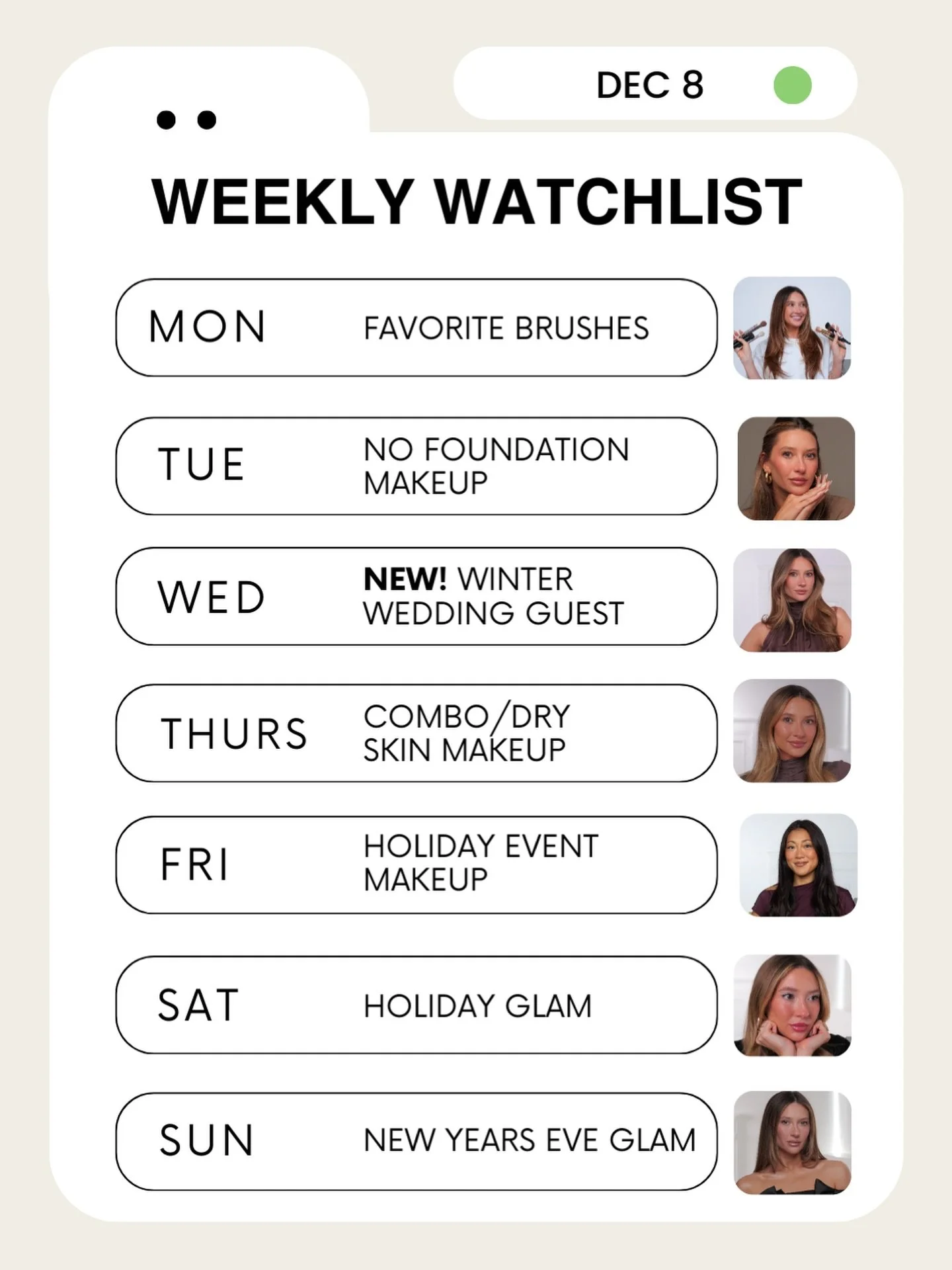 In this weeks new tutorial we are preparing you for your winter weddings ✨🧣🤎