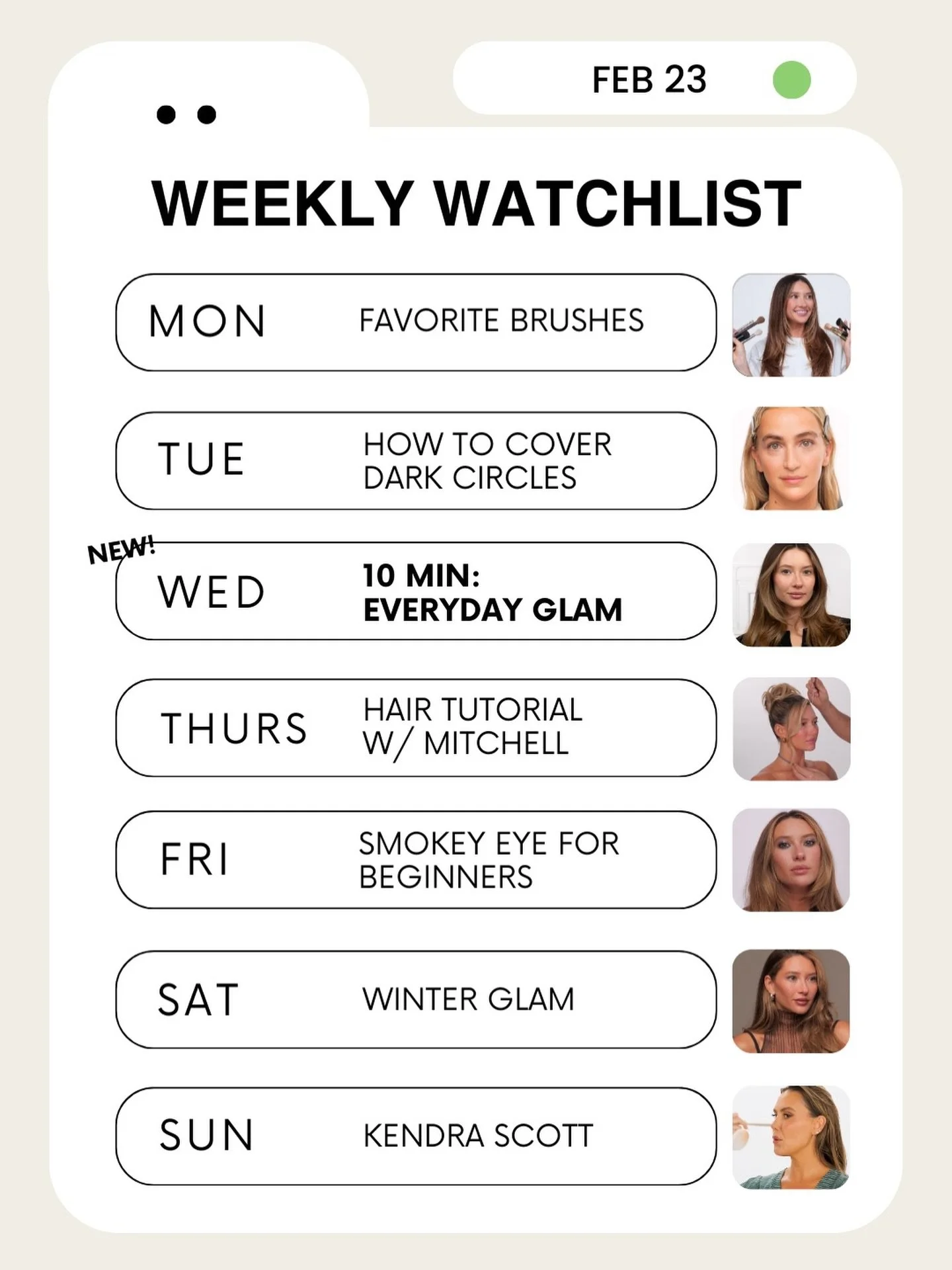 This Wednesday we have the third tutorial in our 10 min series &ndash; Everyday Glam.