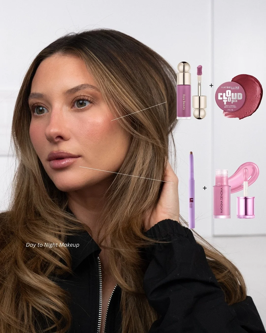 SWIPE -> for shade names 🍇

Full tutorial on the Makeup By Kelli Anne app.