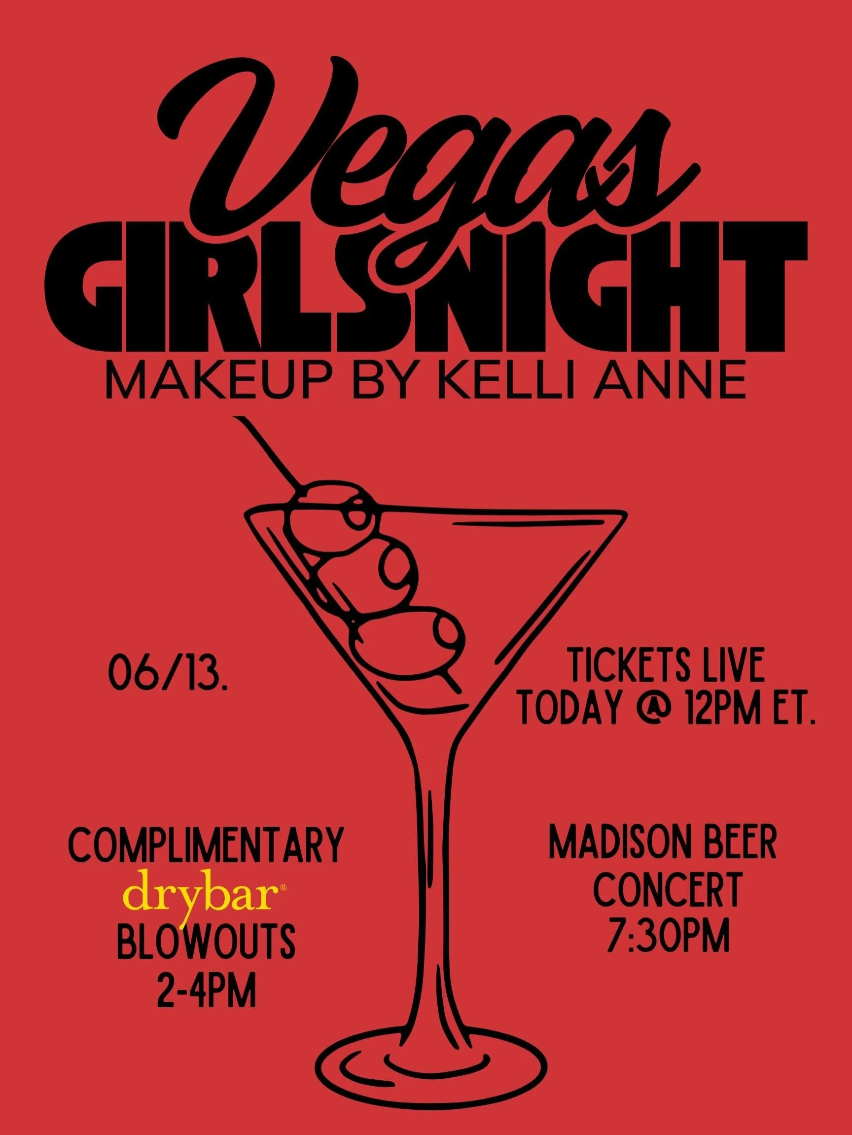 TICKETS GO LIVE TODAY AT NOON EST IN APP!

There are very limited spots available so please only RSVP if you can 100% attend! This is FREE for subscribers and $150 for non-subscribers. We cannot waittt to share this night with you, it&rsquo;s going t