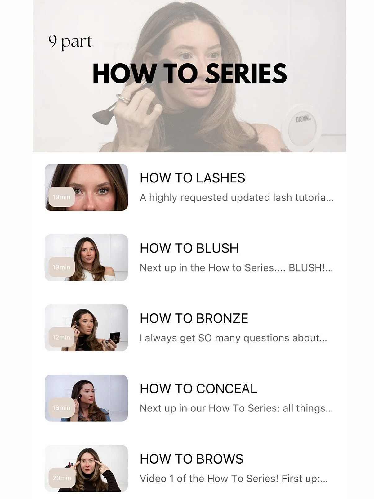 Taking it back to the basics in our How To Series📚

LASHES
BLUSH
BRONZE
CONCEAL
BROWS 
+ many more

What do you want to see next in this series?