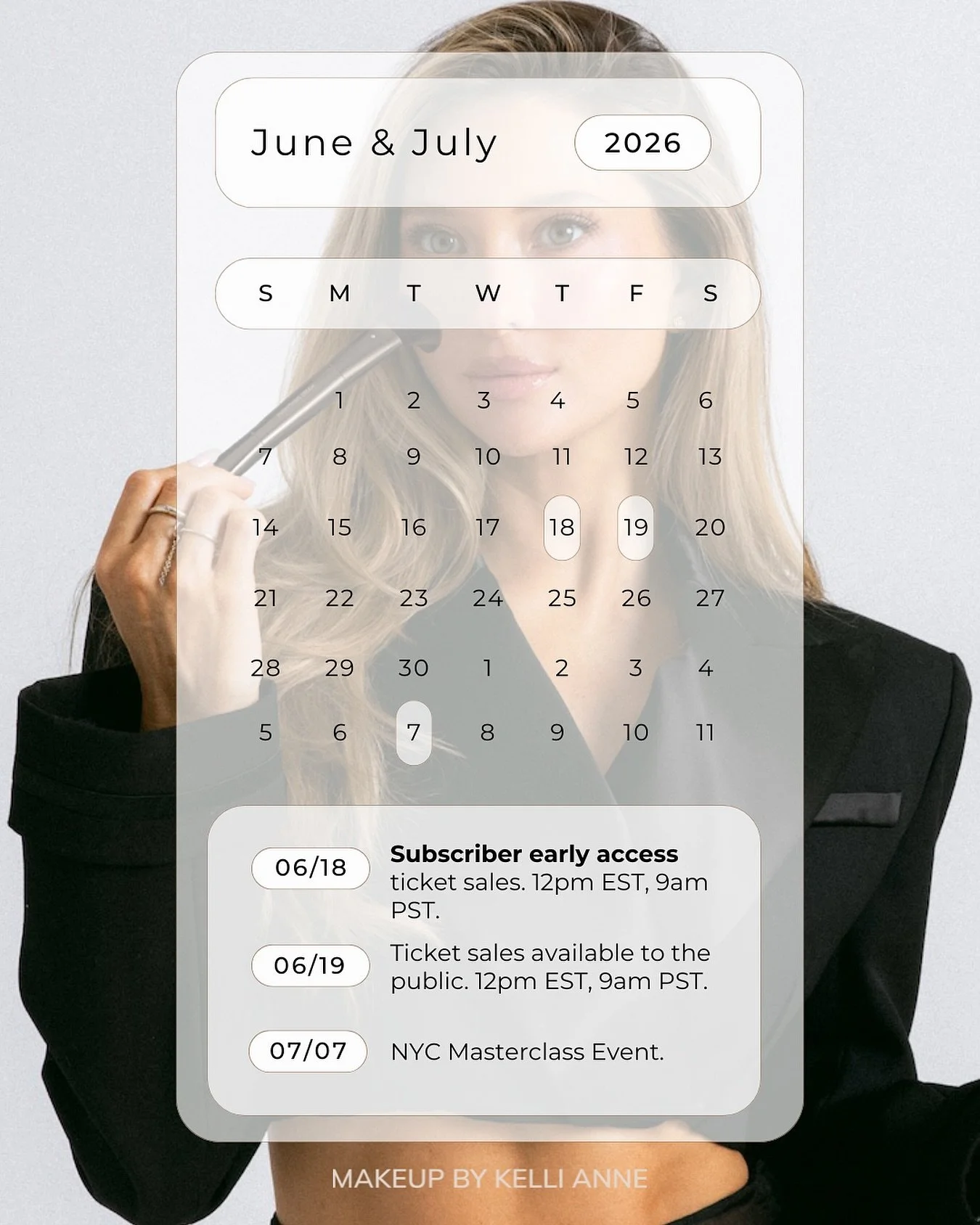 NYC Masterclass ticketing info. This is an intimate event, if you want a chance to get a ticket be sure you are subscribed to ensure early access!!🎨🕴️✨