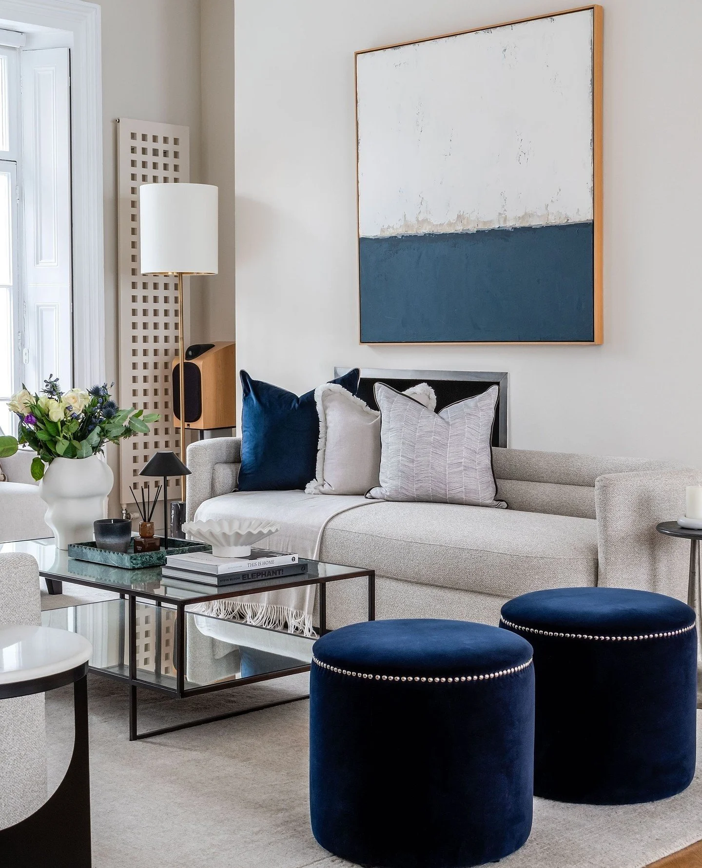 Monday blues never looked so good! Introducing our Kensington Project &mdash; a stunning family home where a neutral palette meets bursts of vibrant blue in the formal reception. Staged for sale, this home exudes luxury, tranquility and warmth. Creat