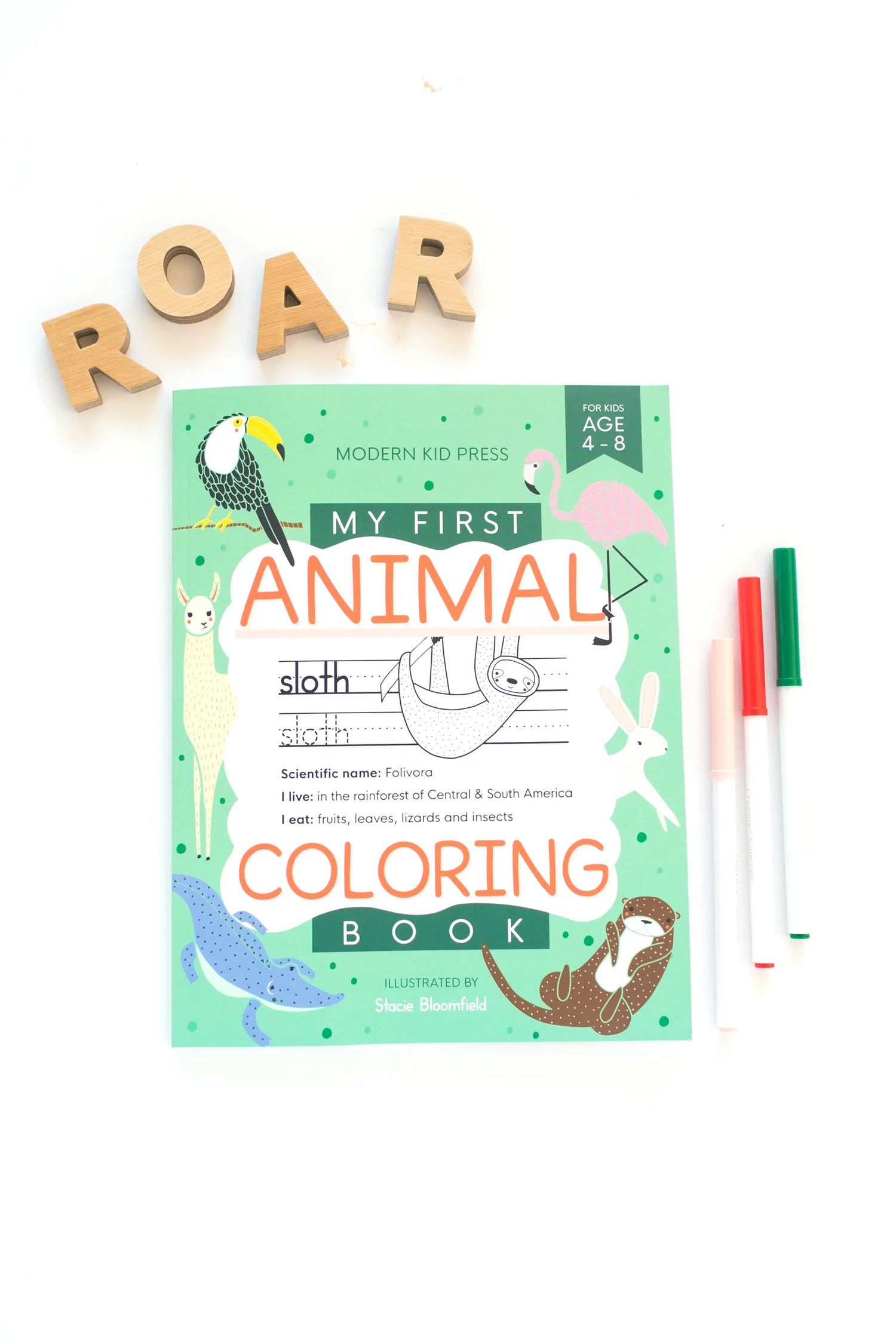 My First Animal Coloring Book for Kids — Modern Kid Press