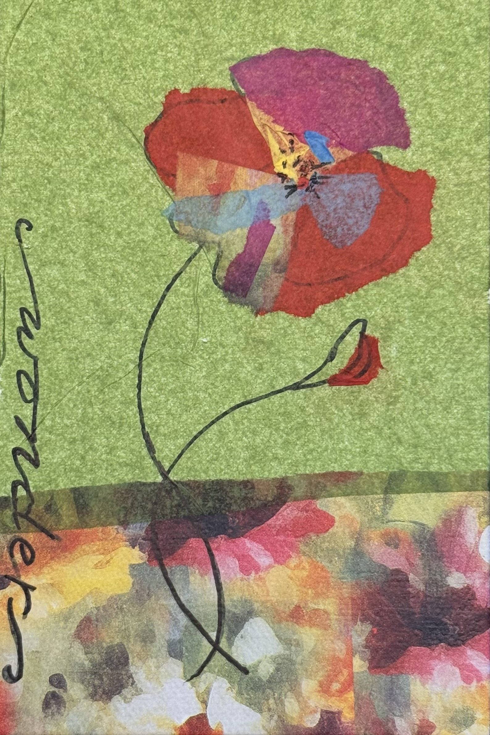 Watercolor &amp; Tissue Paper Collage Workshop