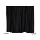 Pipe and Drape black
