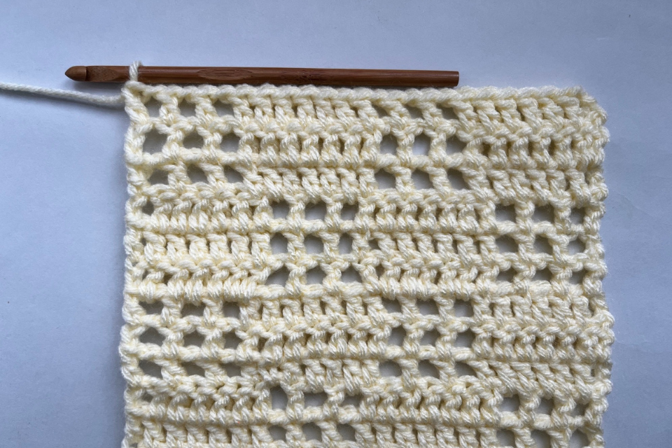 Filet Grid Pattern | Crochet Blanket Project Part 26