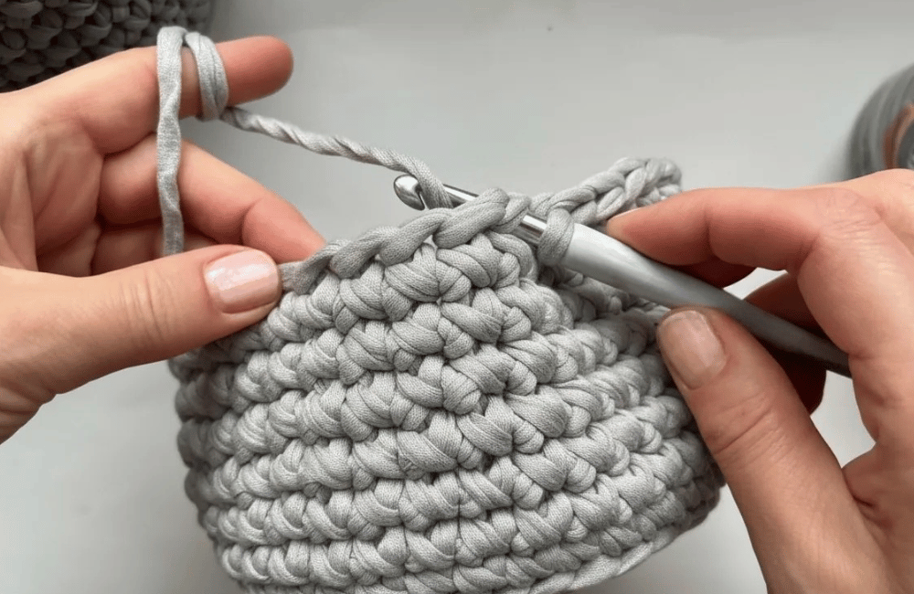 crochet basket tutorial for beginners