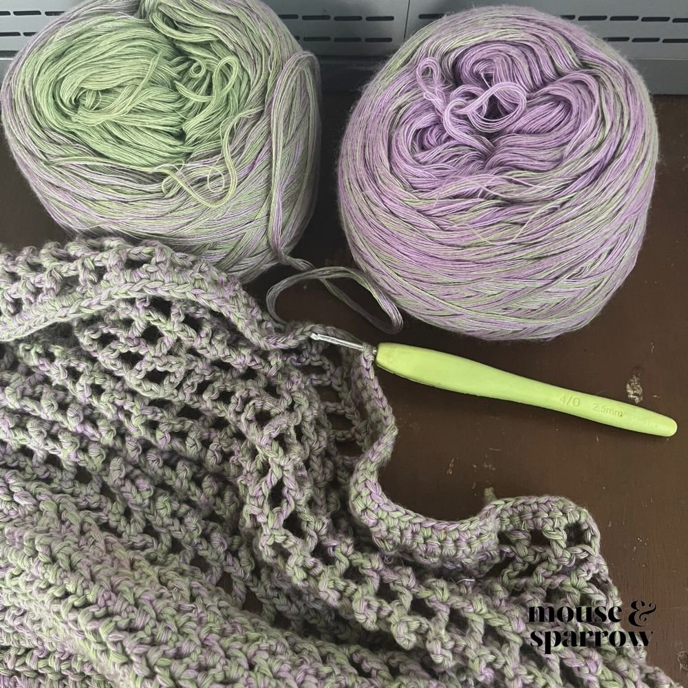 Filet Grid Filet Grid Pattern | Crochet Blanket Project Part 26