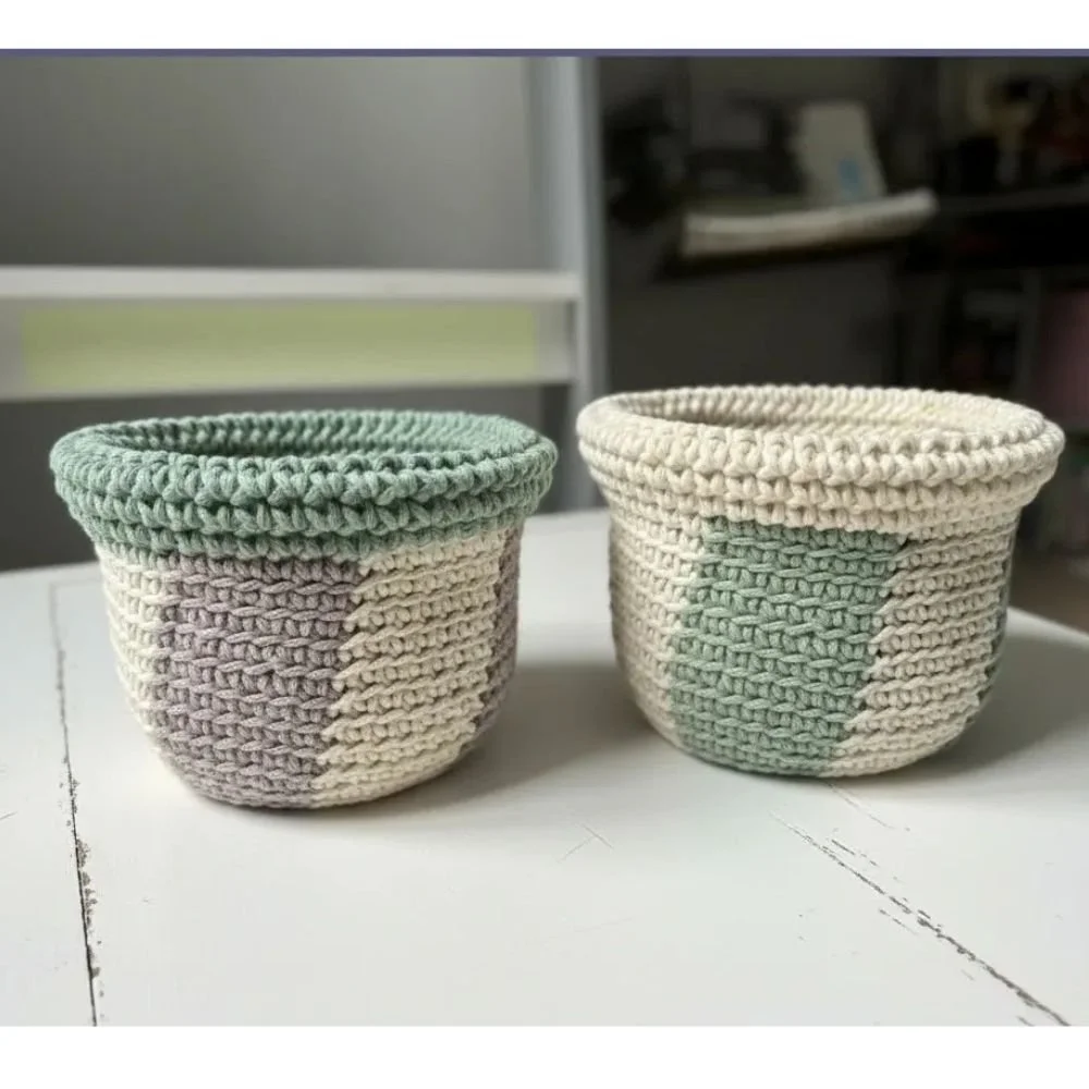 How to Crochet a Beautiful Basket Using Only Simple Stitches