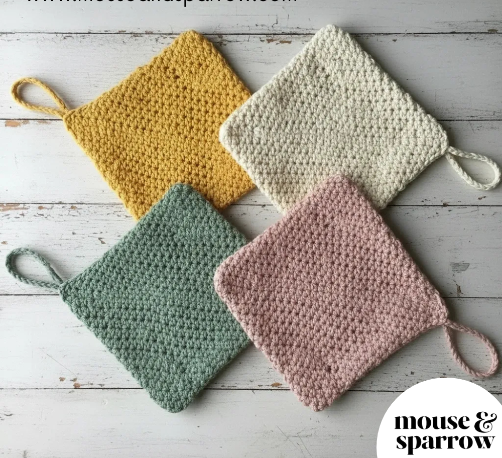 Simple Crochet Potholder Pattern You Can Make Today