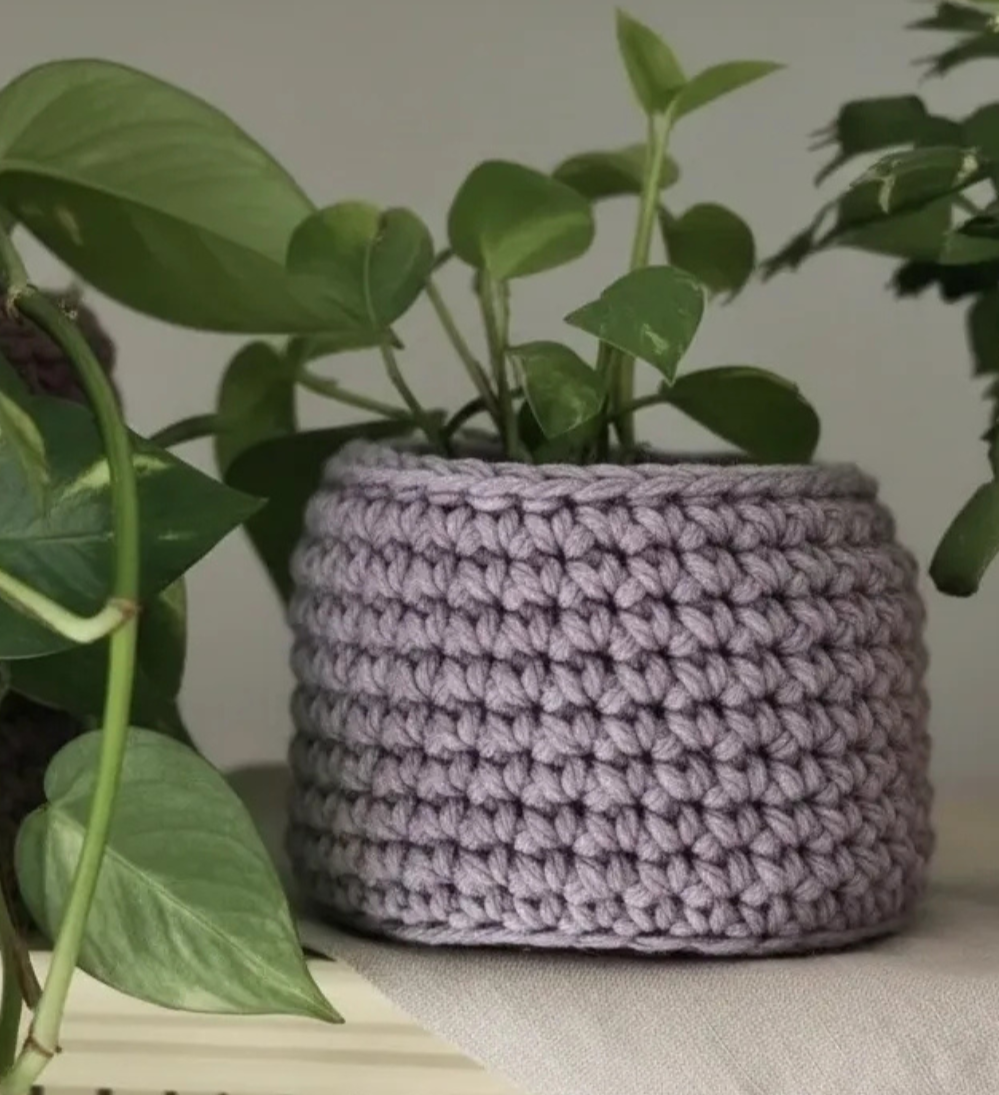 Crochet Plant Pot Cover Pattern: How to Get the Size Right Every Time