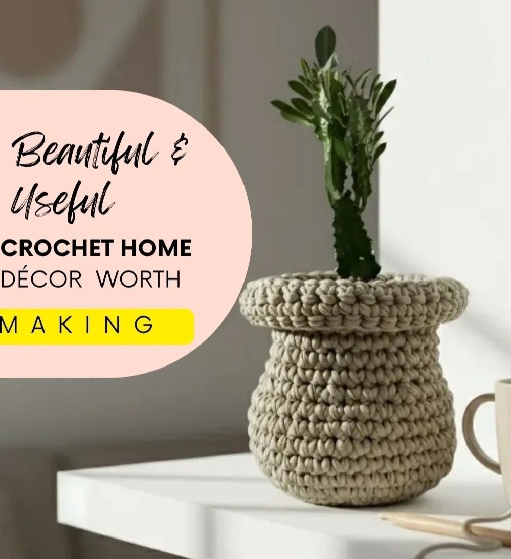 Crochet Home Décor Ideas That Are Beautiful and Actually Useful