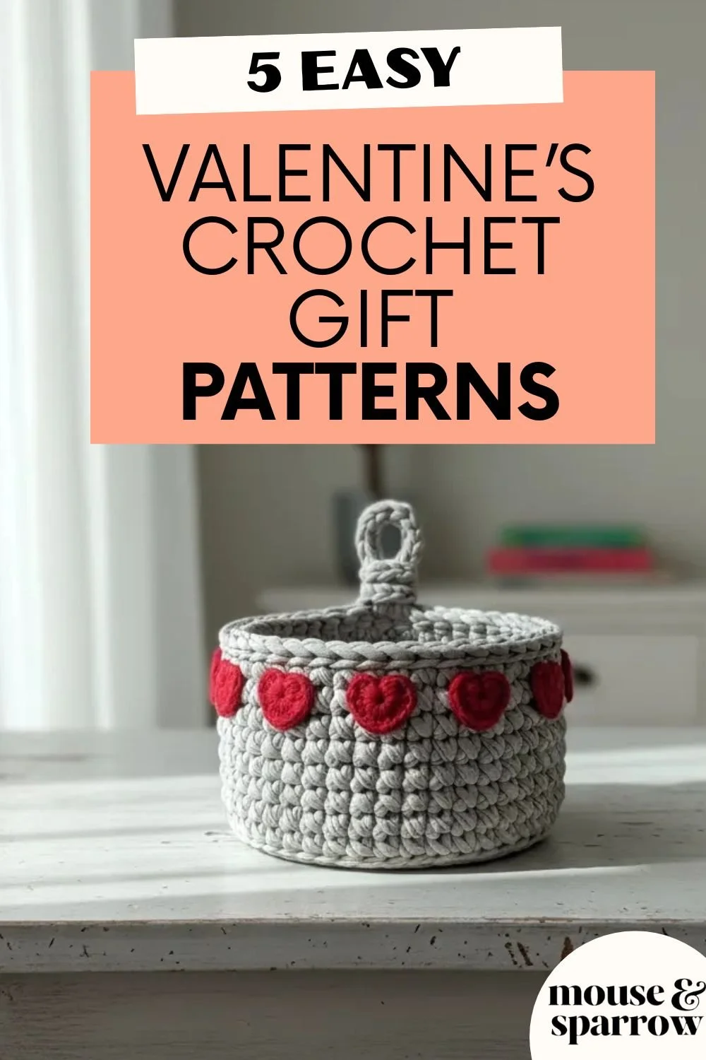 valentines decoration for your home crochet pattern