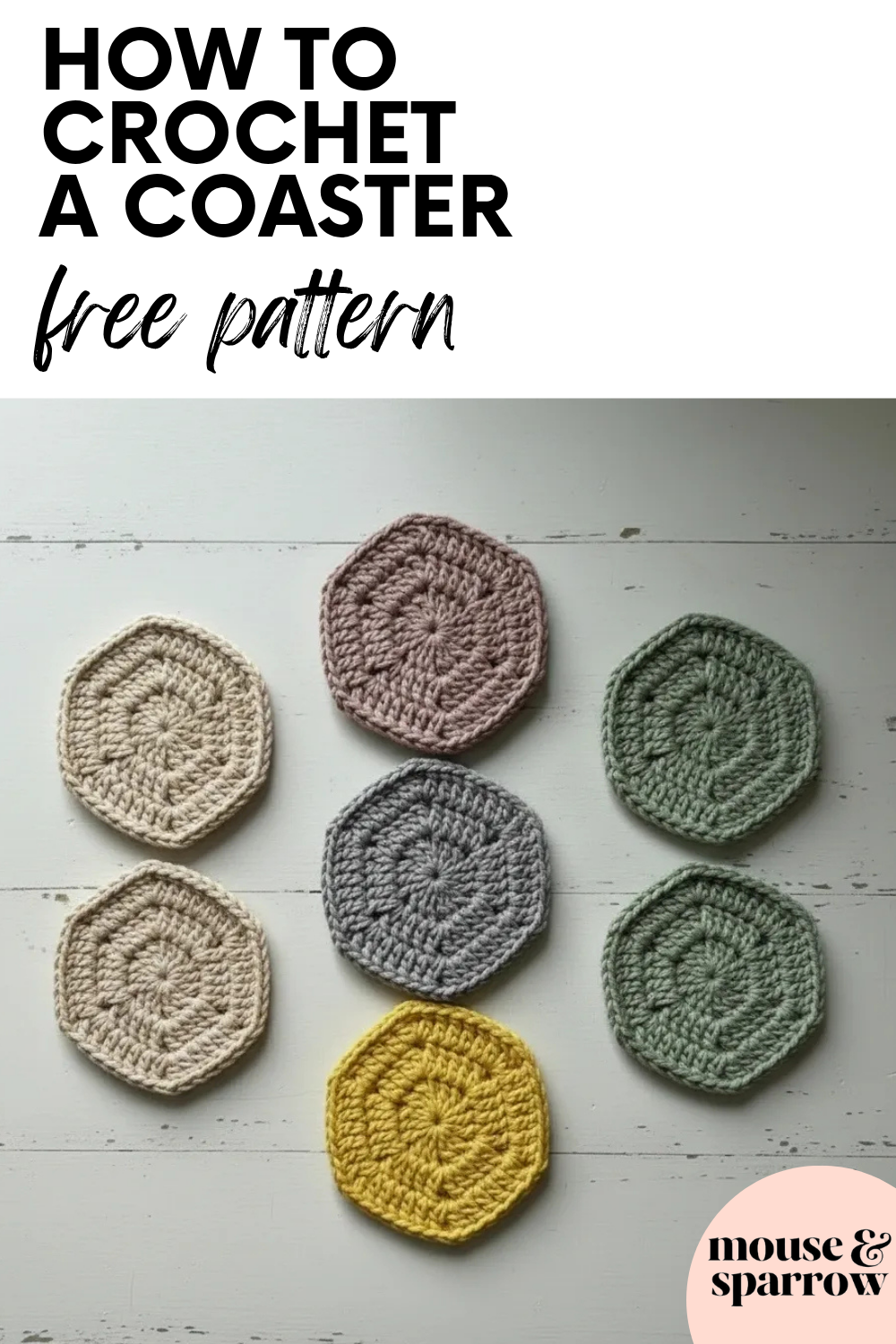 easy hexagon crochet pattern for beginners