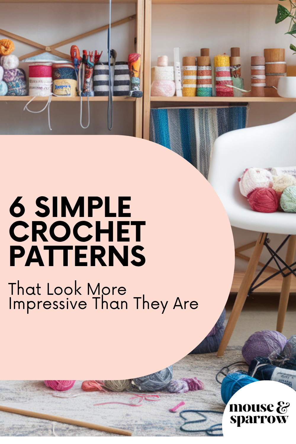 six simple crochet patterns and tutorials