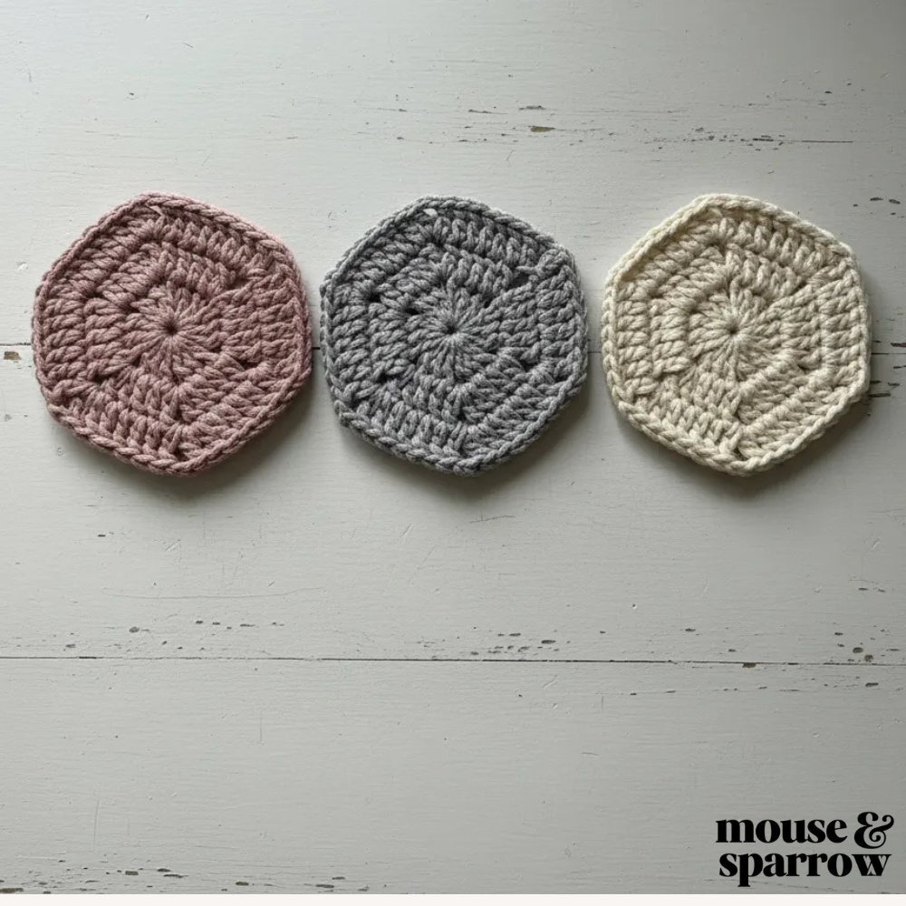 hexagon coaster pattern