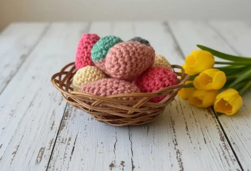 how to crochet easter eggs