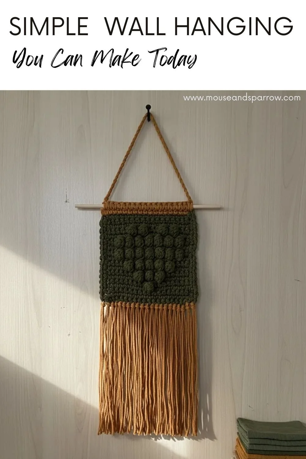 crochet wall hanging pattern for your home