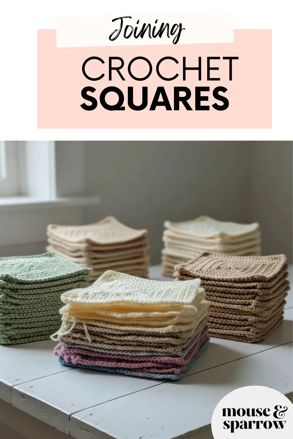 how to join crochet squares together to make a blanket